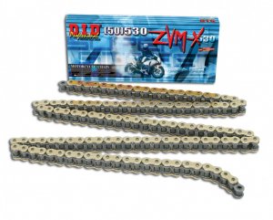 ZVM-X-x krúžok -pevnejšie D.I.D Chain 530ZVM-X2 108 L zlatá/zlatá