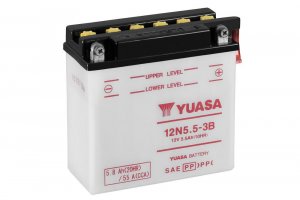 Conventional 12V battery with acid YUASA