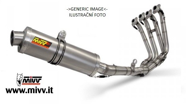 Full system 4x2x2 OVAL-TITAN (Yamaha YZF 1000 (04->)