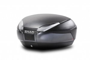 Vrchný kufor na motorku SHAD SH48 Dark grey / black so zámkom PREMIUM SMART