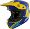 Motokrosová helma AXXIS WOLF ABS star track C17 matná modrá S