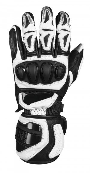 Športové rukavice iXS RS-300 2.0 čierno-biele XS