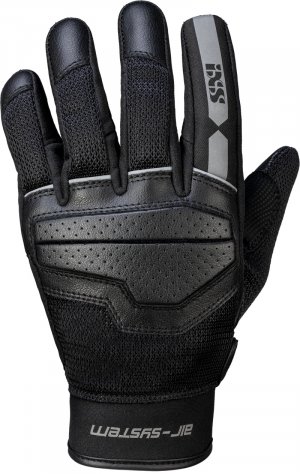 Klasické rukavice iXS EVO-AIR čierno-šedá 3XL
