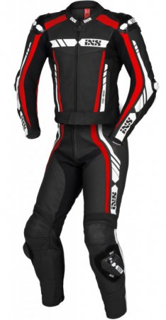2ks športový oblek iXS RS-800 1.0 čierno-červeno-biela 110H pre HUSQVARNA TC 450
