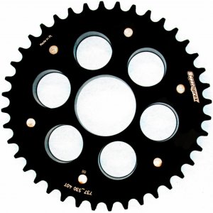 Rear sprocket STEALTH with alloy disc SUPERSPROX STEALTH with alloy disc čierna 40T, 520