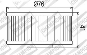 Olejový filter CHAMPION COF044