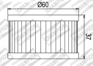 Olejový filter CHAMPION COF037
