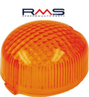 Sklo smerovky - ľavé zadné RMS oranžová Homologácia