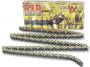 VX -x krúžok D.I.D Chain 525VX3 108 L zlatá/čierna