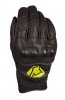 Krátke kožené rukavice YOKO BULSA čierno /žltý S (7)