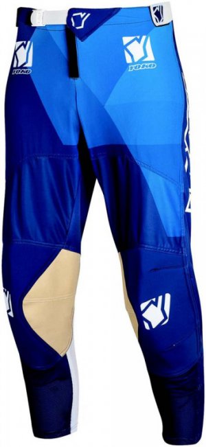 Motokrosové detské nohavice YOKO KISA modrý 22