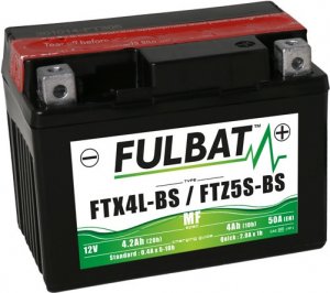Bezúdržbový motocyklový akumulátor FULBAT FTX4L-BS (YTX4L-BS)