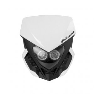 Svetlomety POLISPORT LOOKOS EVO Štandardná verzia s LED (svetlomet   batéria) biela/čierna