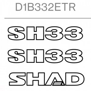 Nálepky SHAD pre SH33