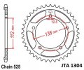 Hliníková reťazová rozeta JT JTA 1304-44 44 zubov,525