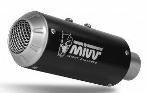 Koncovka výfuku MIVV MK3 Oceľovo čierna