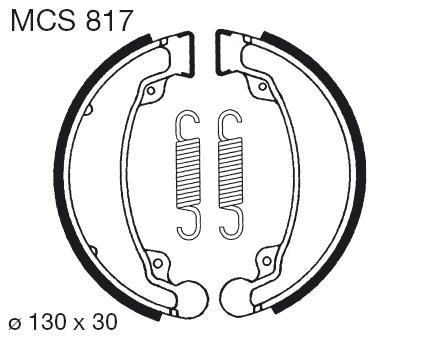 Brzdové čeľuste LUCAS MCS 817