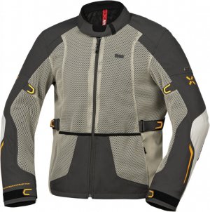 Bunda iXS TOURSTER-BIG AIR 1.0 abbey stone-dark grey-orange 3XL