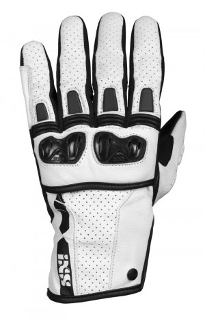 Športové rukavice iXS TALURA 3.0 bielo-čierna S
