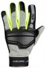 Klasické dámske rukavice iXS X40465 EVO-AIR čierna-svetlo šedá-žltá fluo DM