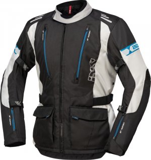 Bunda Tour iXS LORIN-ST black-light grey-blue M