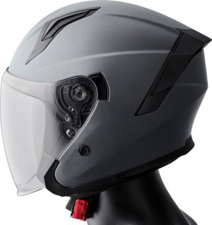 Trysková prilba GMS VECTUS matt titanium 2XL